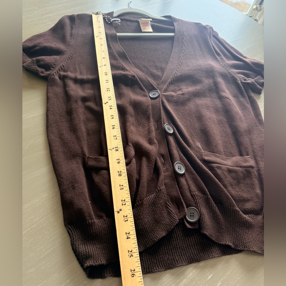 Faded Glory Dark Brown Knit Sweater - Picture 7 of 7